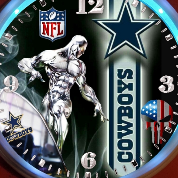 Silver surfer clock - Picture 2 of 4